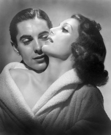 Loretta Young and Tyrone Power, from the 